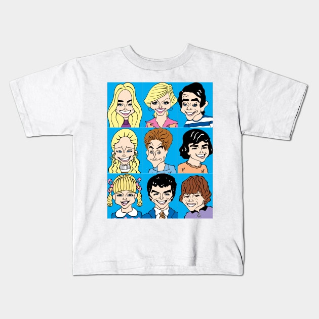 CLASSIC SITCOM Kids T-Shirt by cartoonistguy